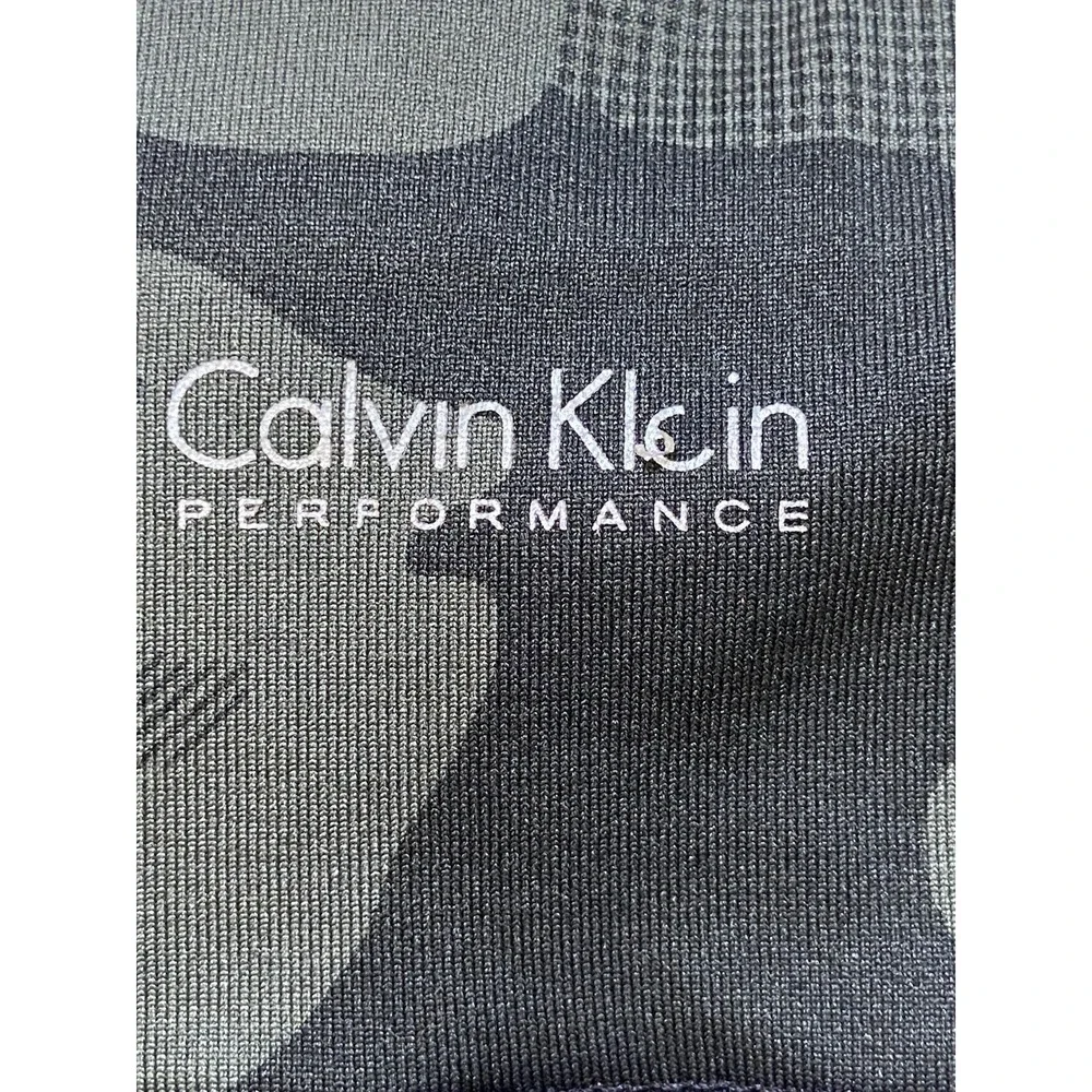 Calvin Klein‎ Performance Stretch Leggings, Size S Small Black Green Camouflage - Picture 7 of 8